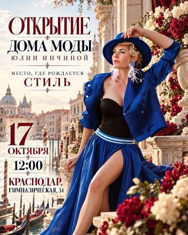 Открытие Дома моды Юлии Инчиной